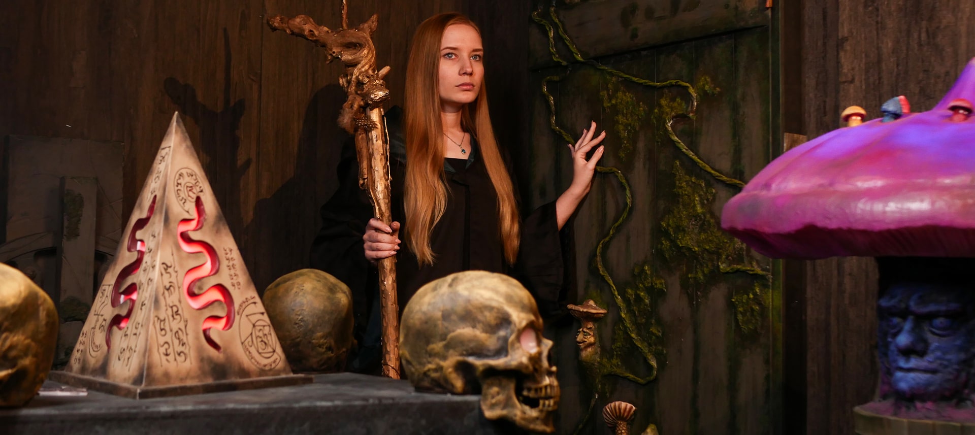Player at 4 Dreams Escape Game